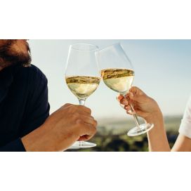 white wine glasses