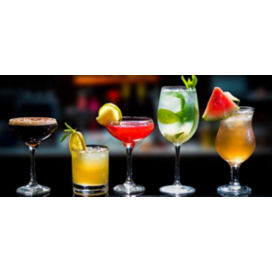 different cocktails