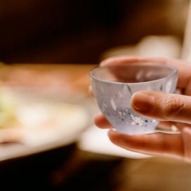 Sake glass