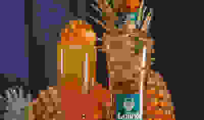 cocktail with bottle