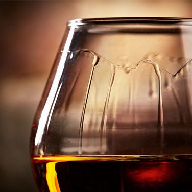 Glass of brandy 