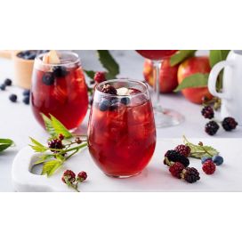 Sangria with fruits 